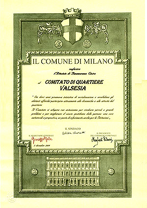 Attestato di Benemerenza Civica