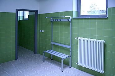 Lo spogliatoio degli arbitri