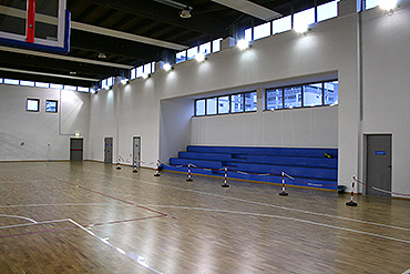 La tribuna per gli spettatori